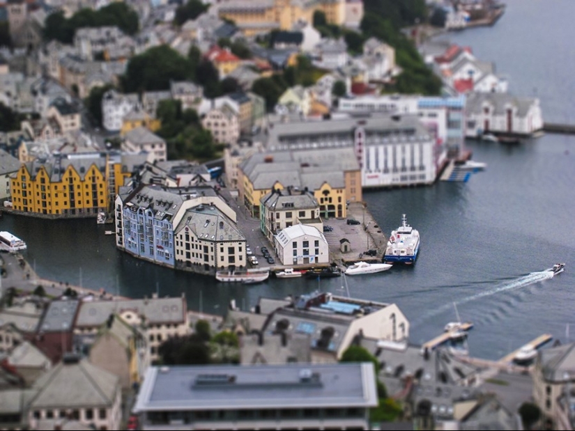 How to look like famous city in tilt-shift photographs