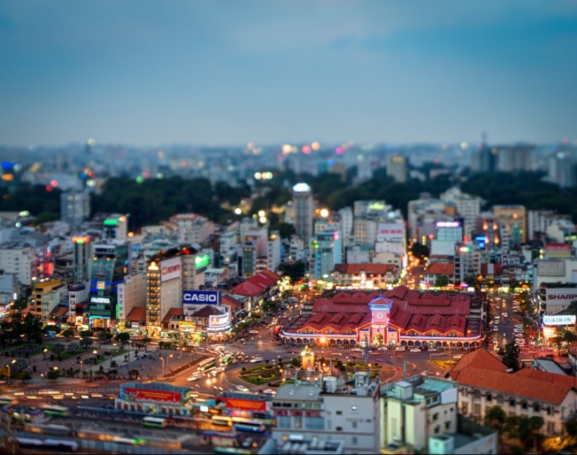 How to look like famous city in tilt-shift photographs