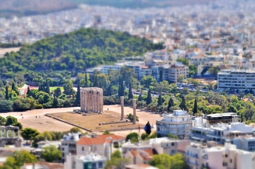 How to look like famous city in tilt-shift photographs