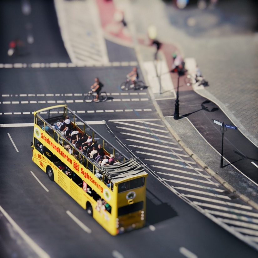 How to look like famous city in tilt-shift photographs