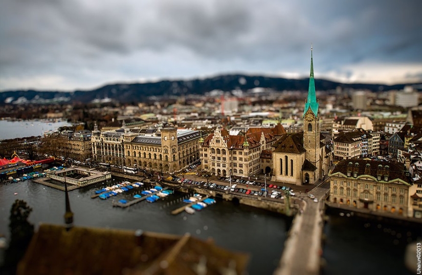 How to look like famous city in tilt-shift photographs