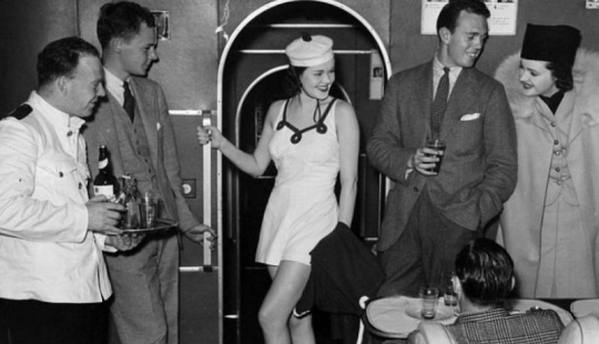 How we used to fly first class: caviar, any alcohol, smoking right in the seat and a full-fledged berth