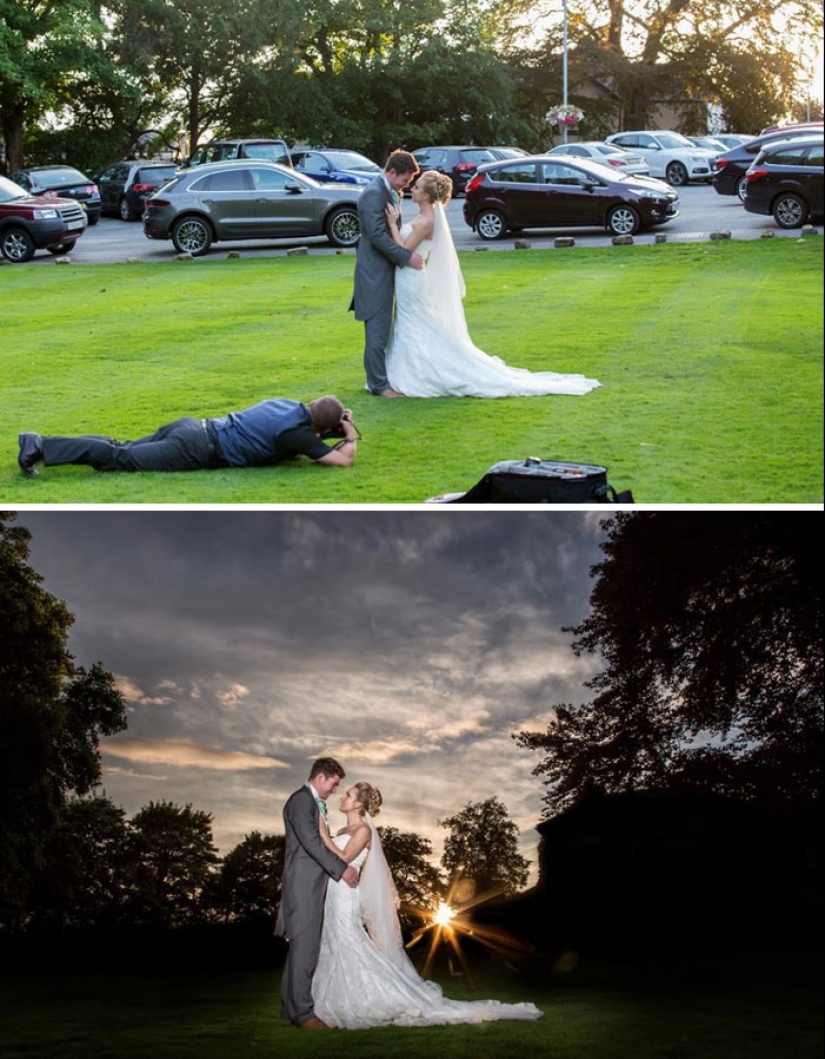 How wedding photos are actually created