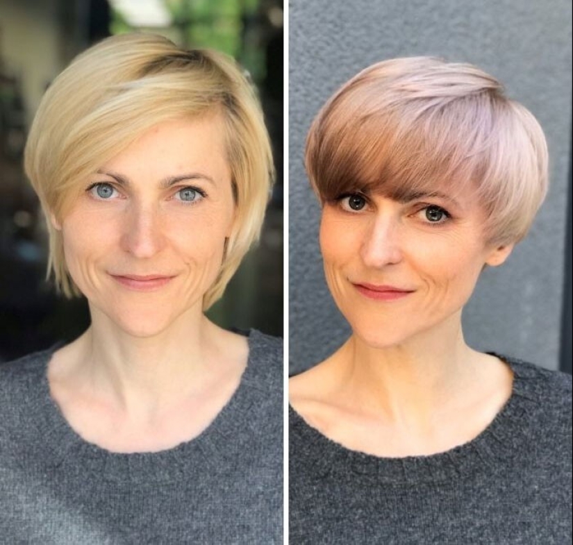 How well-chosen hairstyles change people: 33 photos before and after haircuts