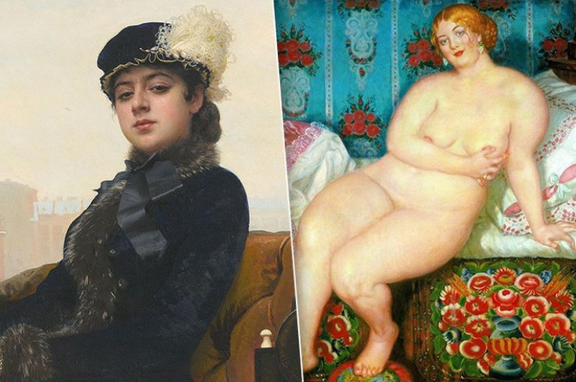 How were the fates of the beauties from the portraits of famous artists