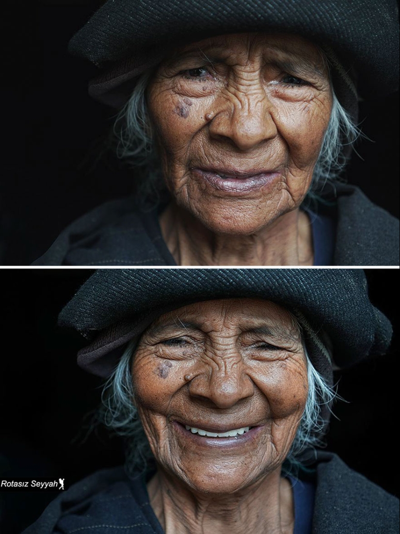 How women's faces change when they are told that they are beautiful