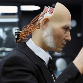 Hyper-realistic humanoid robots are being developed at the Ex-Robots plant in China