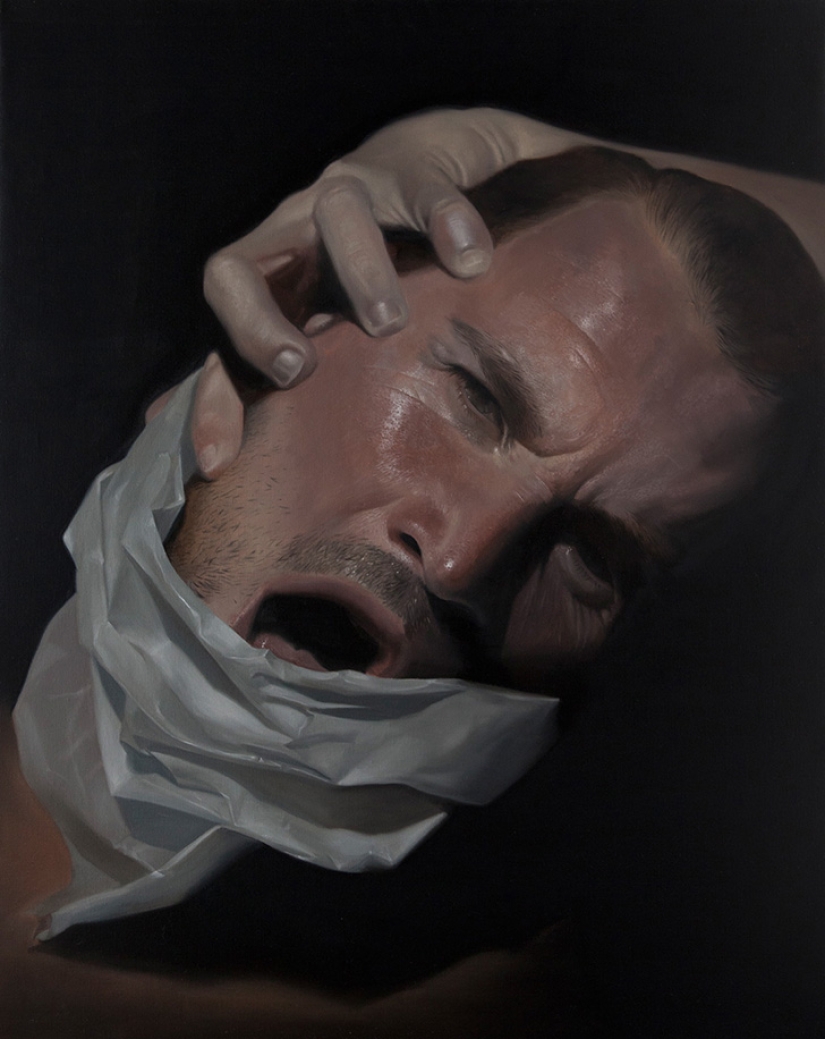 Hyperrealism in the paintings of Mike Dasras