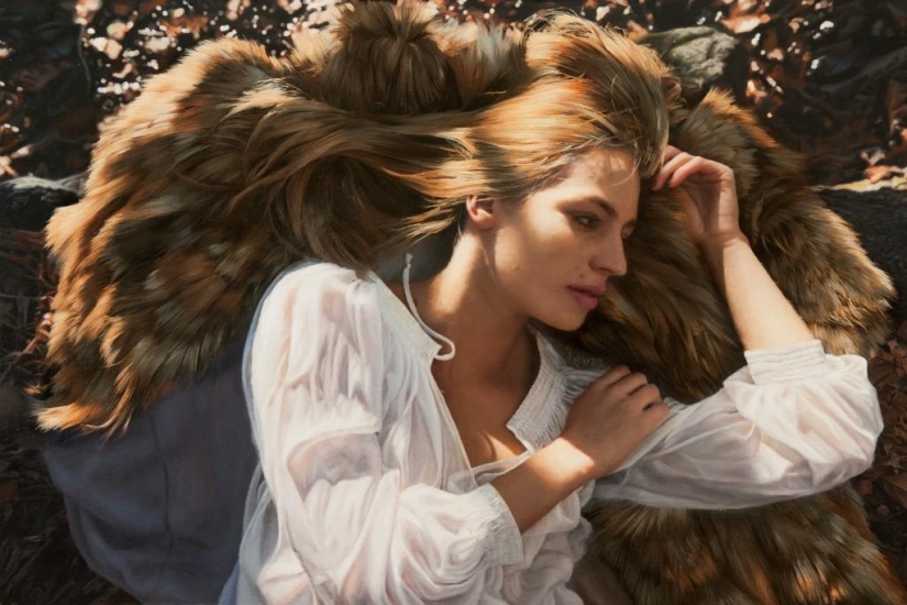 Hyperrealism: oil portraits of women