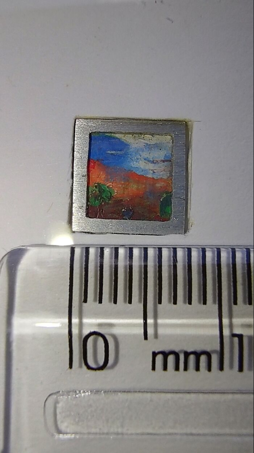 I Create The Smallest Painting In The World