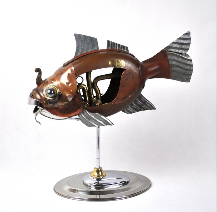 I Created These Unique Sculptures From Scrap Metal And Found Objects