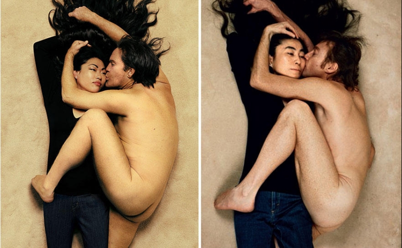 Iconic photos without photoshop performed by John Malkovich