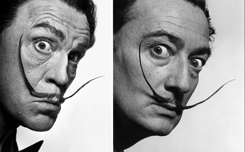 Iconic photos without photoshop performed by John Malkovich