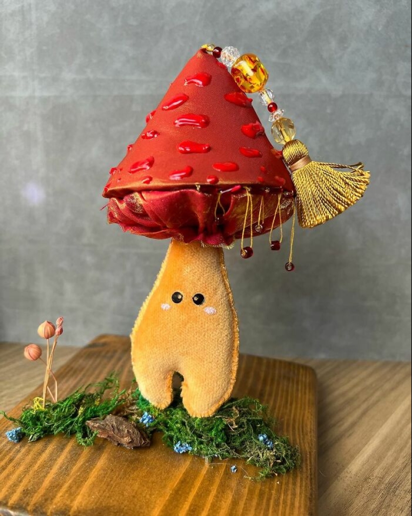 If You Love Cottagecore, You Might Like 10 Cute Mushroom Plushies I Made
