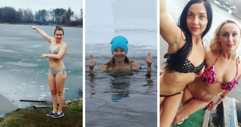 “If you want to be healthy, toughen up!” Girls who love to strip and dive
