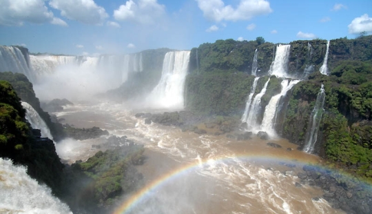 Iguazu Waterfall — big water on the border of two countries