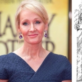 Illustrations by J.K. Rowling herself for the Harry Potter books