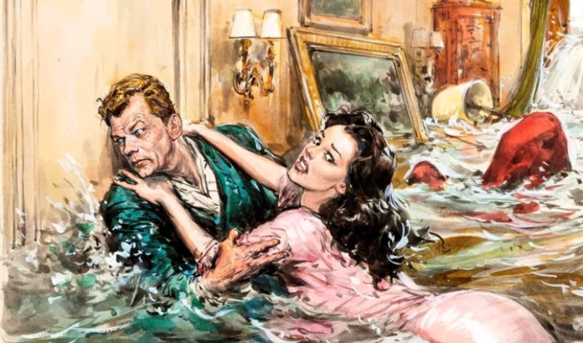 Illustrations by the master of stress and disaster Walter Molino