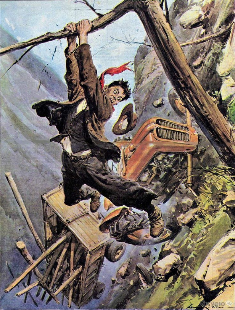 Ilustraciones del maestro del estrés y el desastre Walter Molino