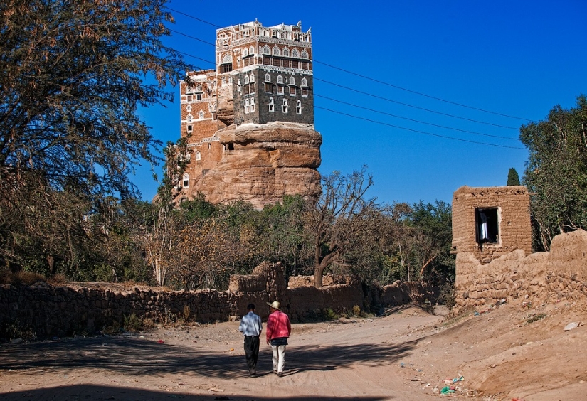 Imam Yahya Palace in Yemen