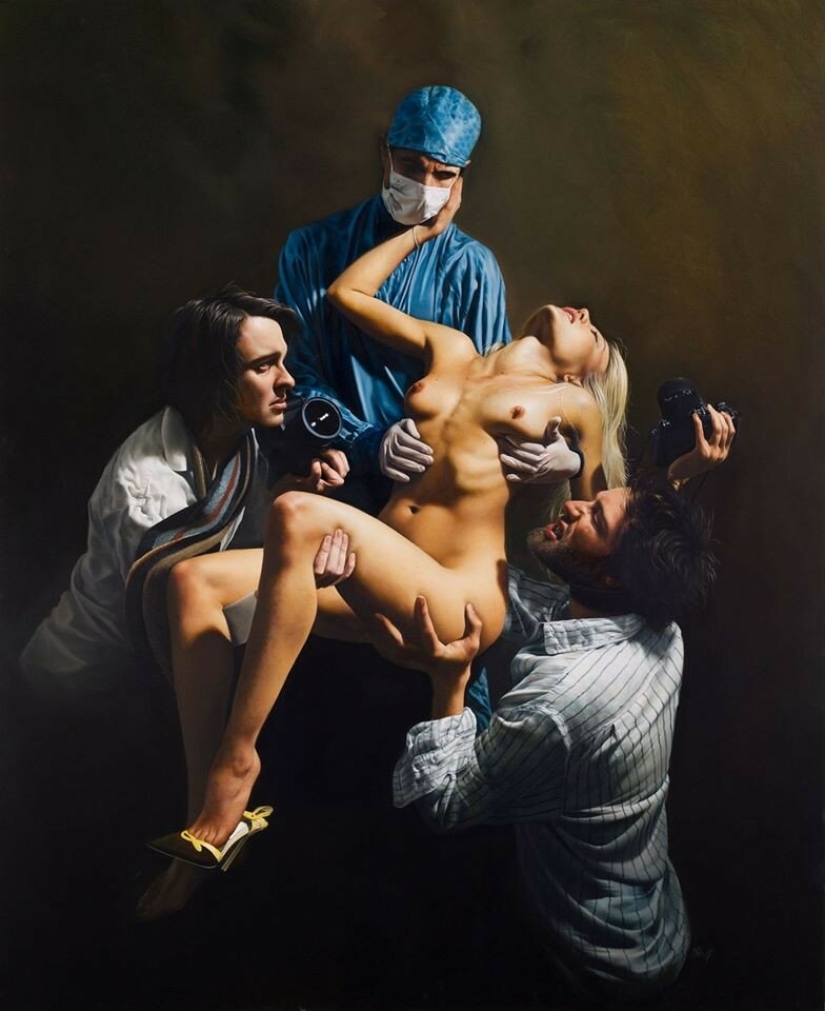 Imágenes de contemporáneos en el duro Renacimiento de Mitch Griffiths