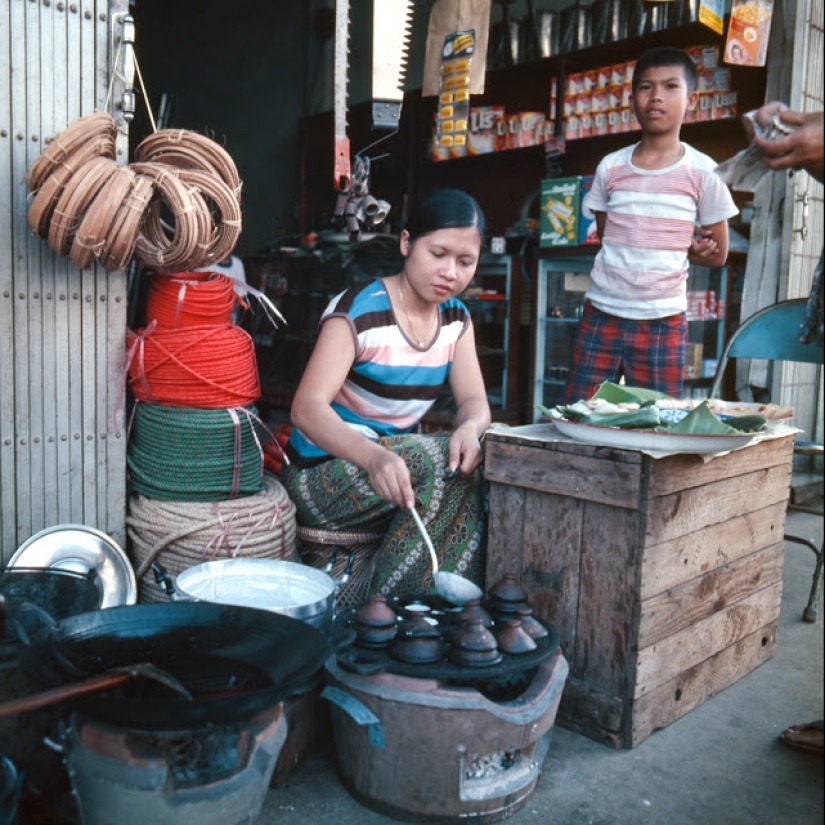 Imágenes vívidas de la vida cotidiana en Tailandia en la década de 1970