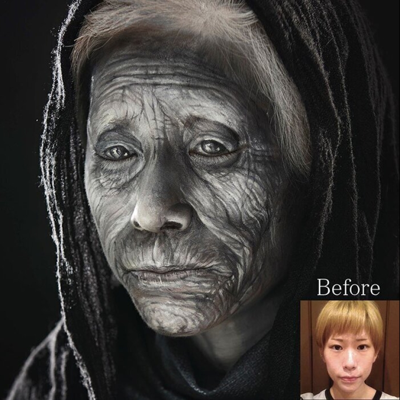 Impresionante arte corporal con efectos especiales del artista japonés de SFX Amazing Jiro