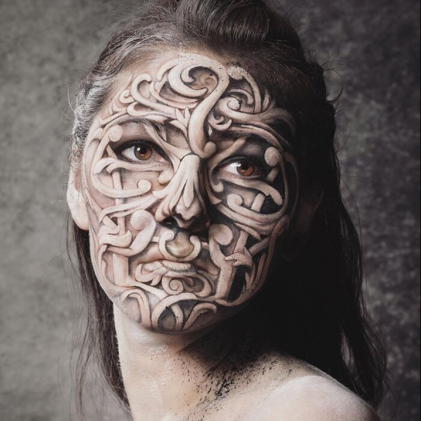 Impresionante arte corporal con efectos especiales del artista japonés de SFX Amazing Jiro