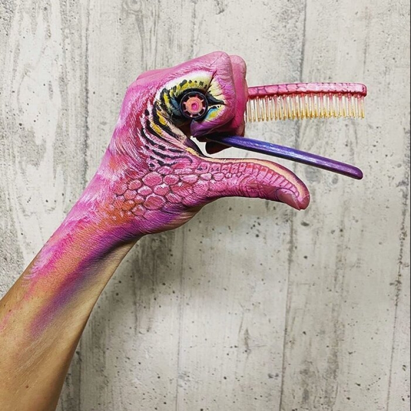 Impresionante arte corporal con efectos especiales del artista japonés de SFX Amazing Jiro