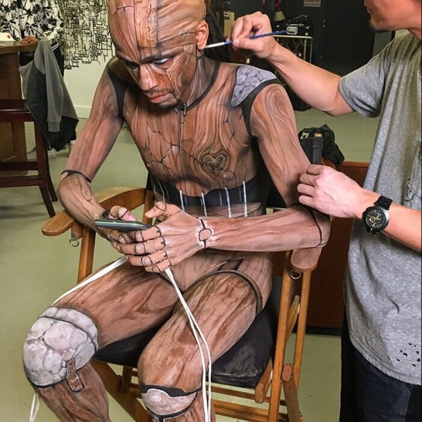 Impresionante arte corporal con efectos especiales del artista japonés de SFX Amazing Jiro