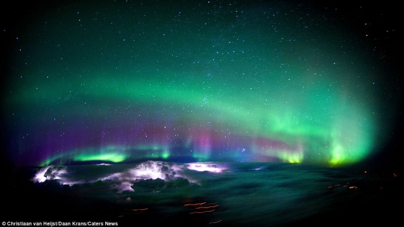 Impresionantes fotos tomadas desde la cabina de un avión