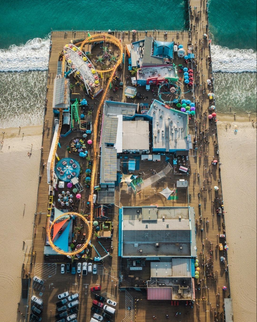 Impresionantes imágenes de California, con la vista de ojo de pájaro desde el fotógrafo Tommy Lundberg