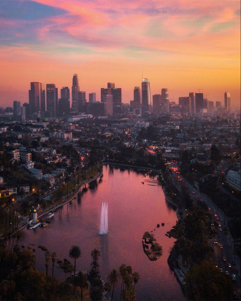 Impresionantes imágenes de California, con la vista de ojo de pájaro desde el fotógrafo Tommy Lundberg