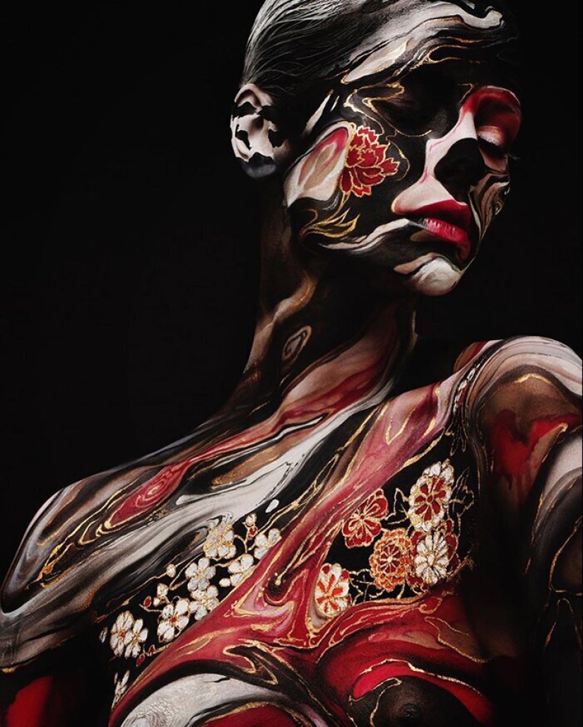 Impressive body art with special effects from Japanese SFX artist Amazing Jiro