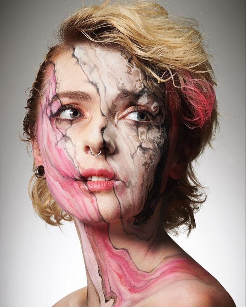 Impressive body art with special effects from Japanese SFX artist Amazing Jiro