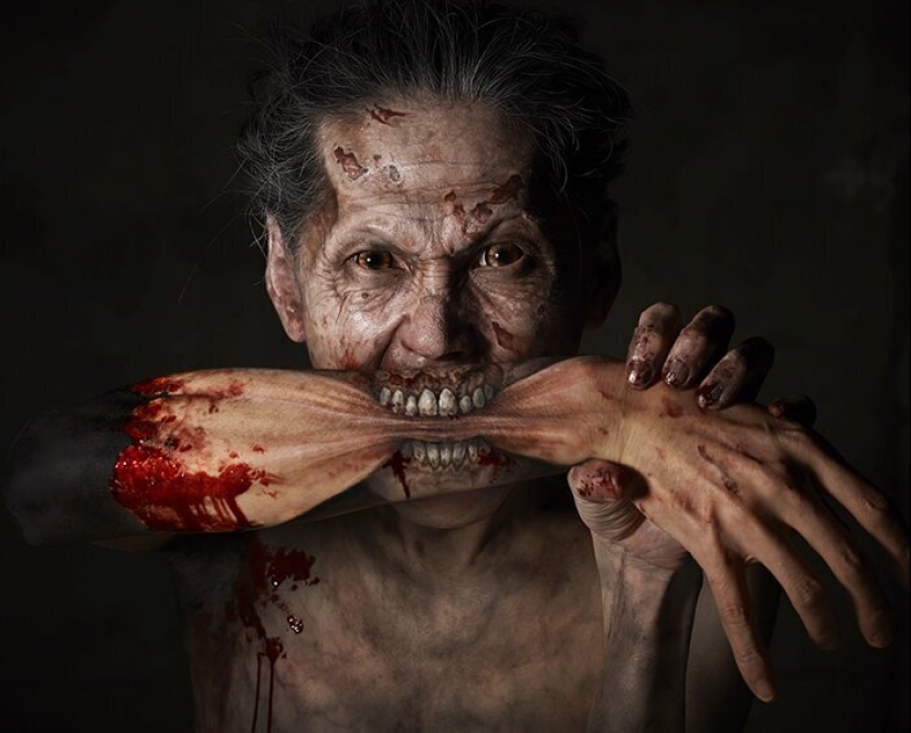 Impressive body art with special effects from Japanese SFX artist Amazing Jiro