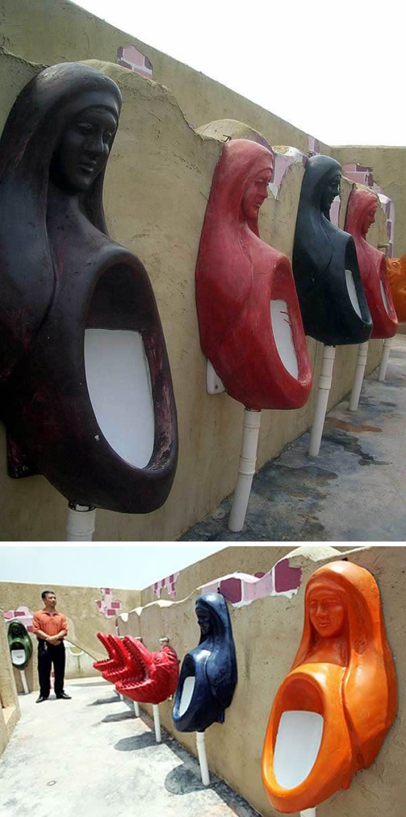 In need, but not in offense: 20 most unusual public toilets