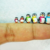 Incredible miniature knitted and crocheted items