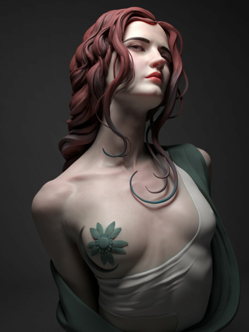 Incredible works of digital 3D sculptor Qi Shen Luo