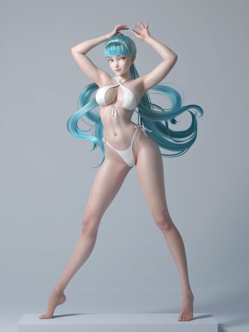 Incredible works of digital 3D sculptor Qi Shen Luo