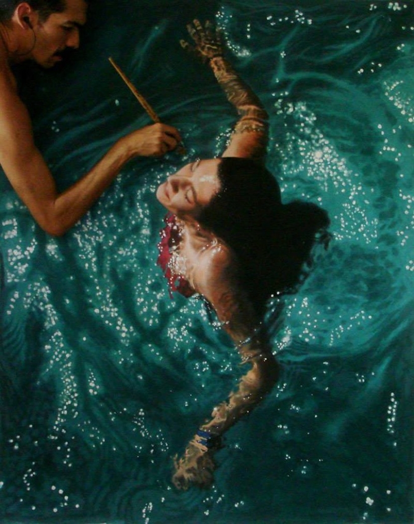 Incredibly realistic water fantasies of Gustavo Nunez