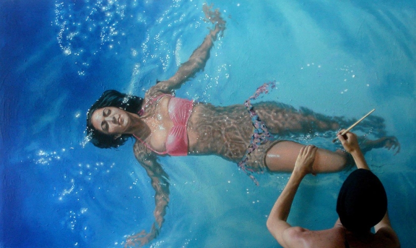 Incredibly realistic water fantasies of Gustavo Nunez