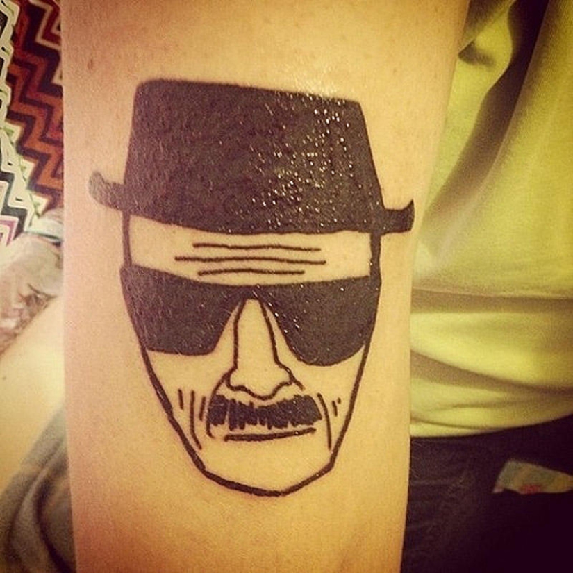 Incredibly realistic Walter White tattoos