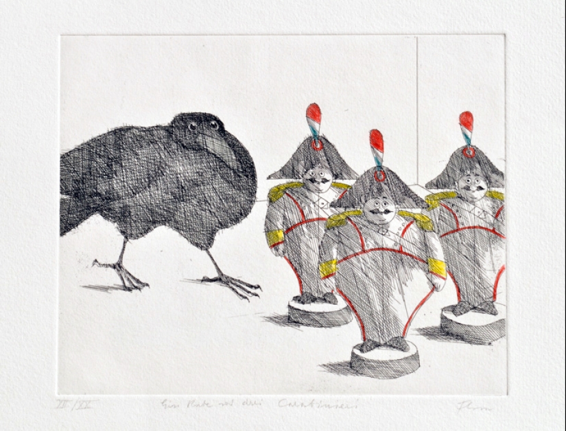Inspirado en los Cuervos: El talentoso ilustrador Paul Flora