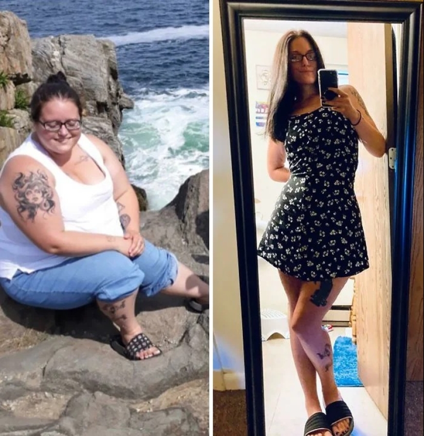 Inspiring examples of cardinal transformation: 30 photos before and after weight loss