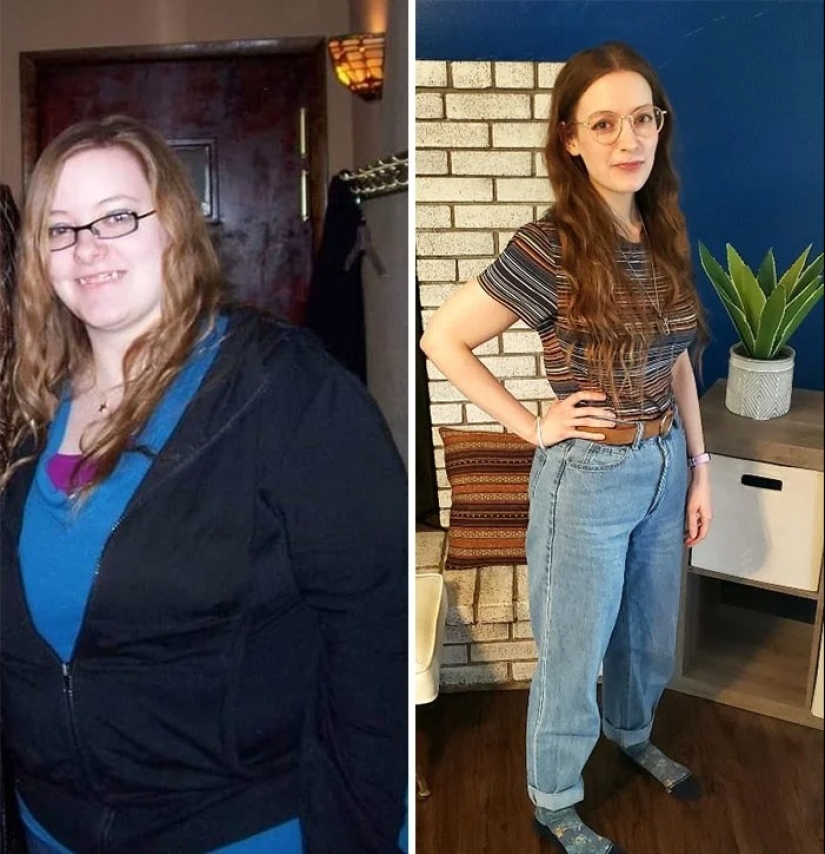 Inspiring examples of cardinal transformation: 30 photos before and after weight loss