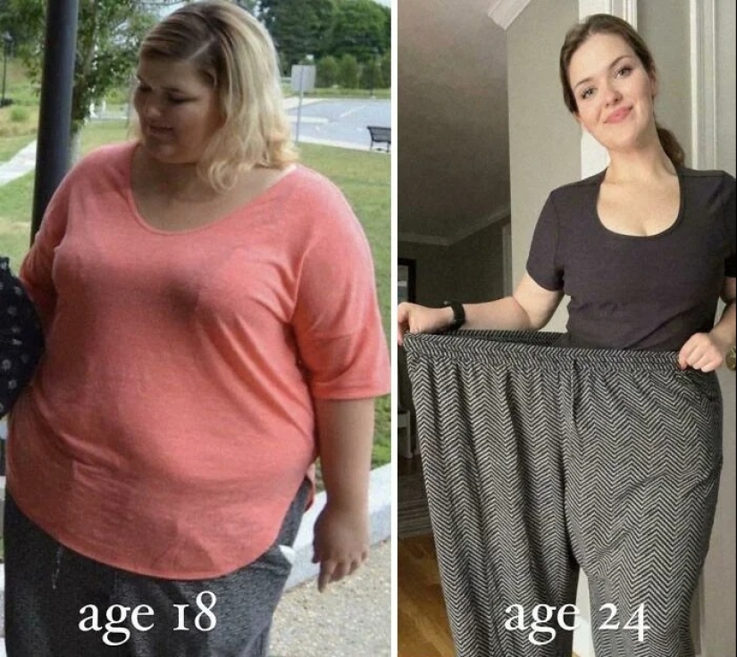 Inspiring examples of cardinal transformation: 30 photos before and after weight loss