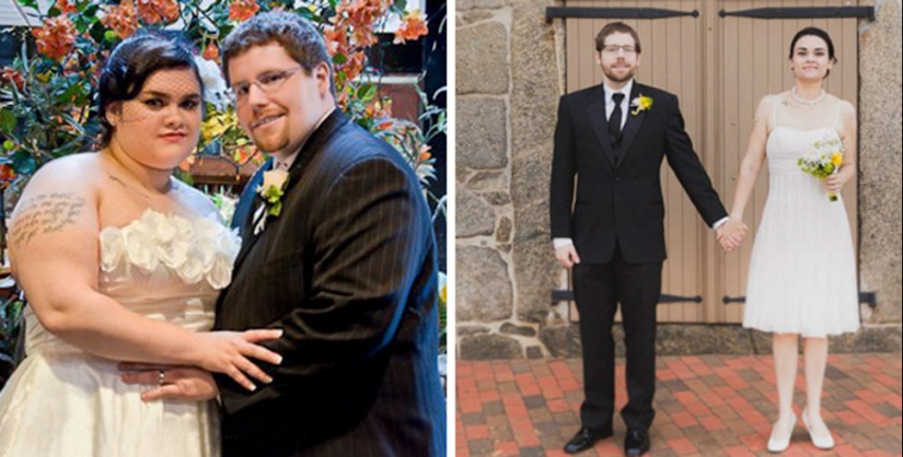 Inspiring photos of couples before and after losing weight together