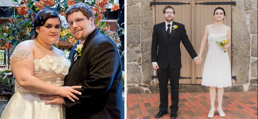 Inspiring photos of couples before and after losing weight together