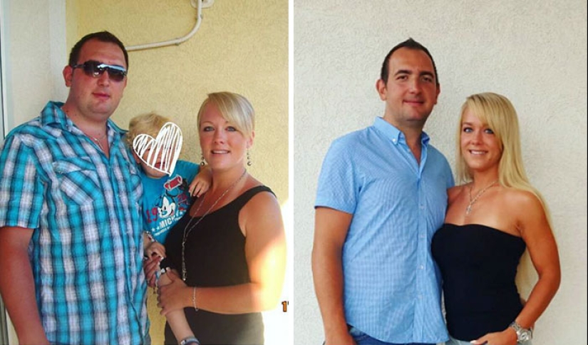 Inspiring photos of couples before and after losing weight together